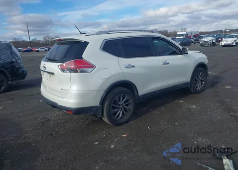 2016 Nissan Rogue Sl z USA, uszkodzony, nr VIN 5N1AT2MV0GC874091